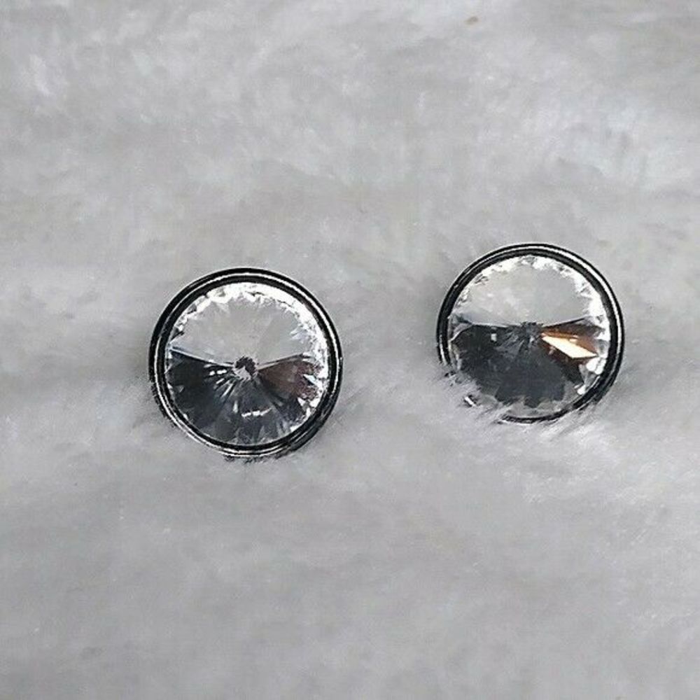 Rhinestone Stud Earrings